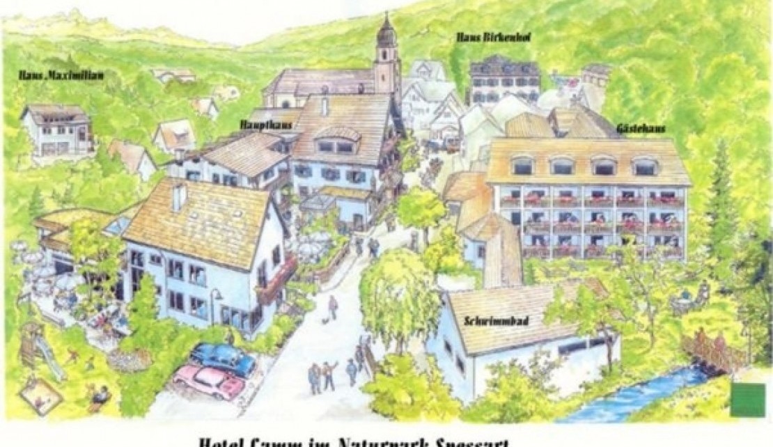 Lageplan Hotel Zeichnung