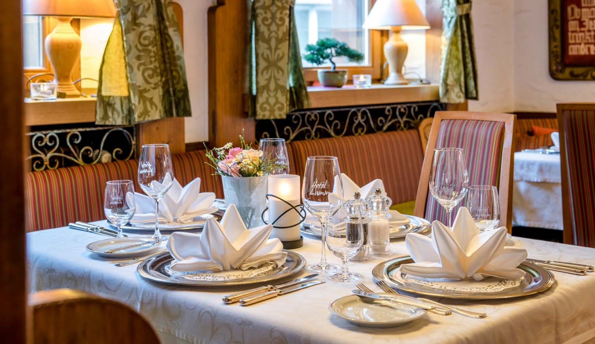 Restaurant Gedeckter Tisch