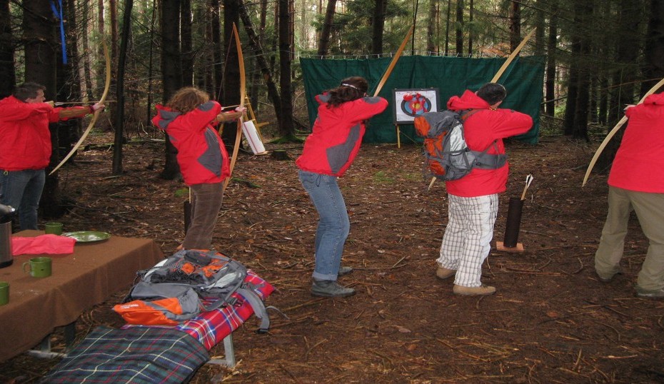 outdoor-Bogenschiessen-team